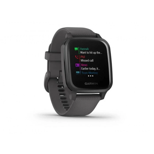 Смарт-годинник Garmin Venu Sq Slate with Gray Band (010-02427-10/00)