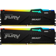Модуль пам'яті Kingston FURY 64GB (2x32GB) DDR5 6000MHz Beast RGB (KF560C40BBAK2-64)