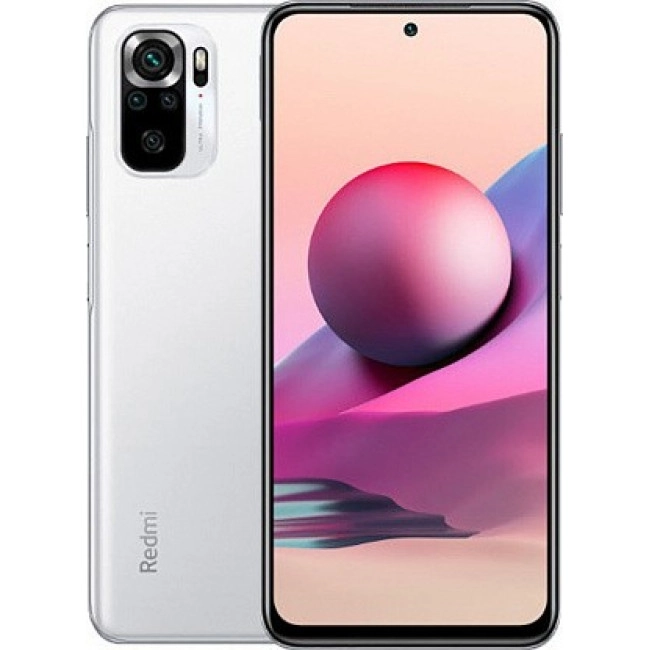 Смаpтфон Xiaomi Redmi Note 10S 8/128GB Pebble White Смаpтфон Xiaomi Redmi Note 10S 8/128GB Pebble White