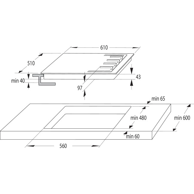 Варочная поверхность Gorenje GT641KB