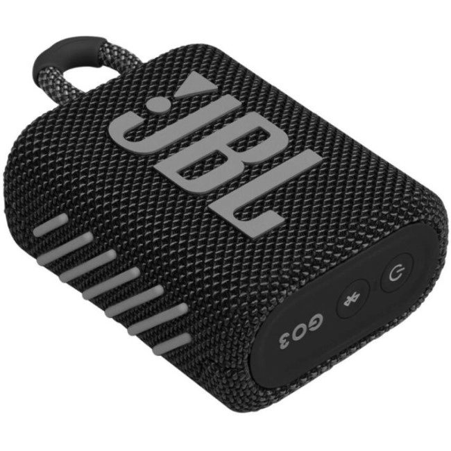 Портативна Bluetooth колонка JBL GO 3 чорна (JBLGO3BLK) Портативна Bluetooth колонка JBL GO 3 чорна (JBLGO3BLK)