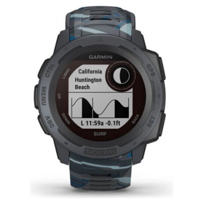 Смарт-часы Garmin Instinct Solar Surf Edition Pipeline (010-02293-07/010-02293-17)