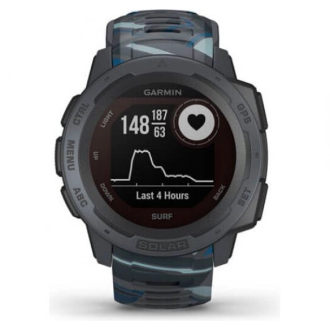 Смарт-часы Garmin Instinct Solar Surf Edition Pipeline (010-02293-07/010-02293-17)