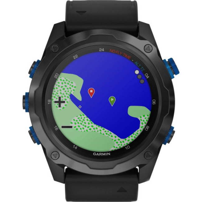 Смарт-часы Garmin Descent Mk2i Titanium Carbon Gray DLC with Black Band (010-02132-01/11)