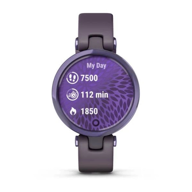 Смарт-часы Garmin Lily Sport Edition - Midnight Orchid Bezel with Deep Orchid Case and Silicone Band (010-02384-12/02)
