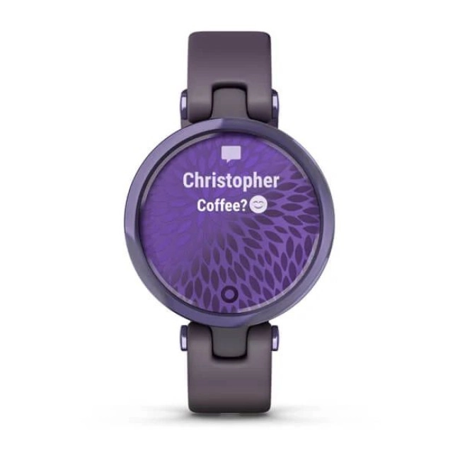 Смарт-часы Garmin Lily Sport Edition - Midnight Orchid Bezel with Deep Orchid Case and Silicone Band (010-02384-12/02)