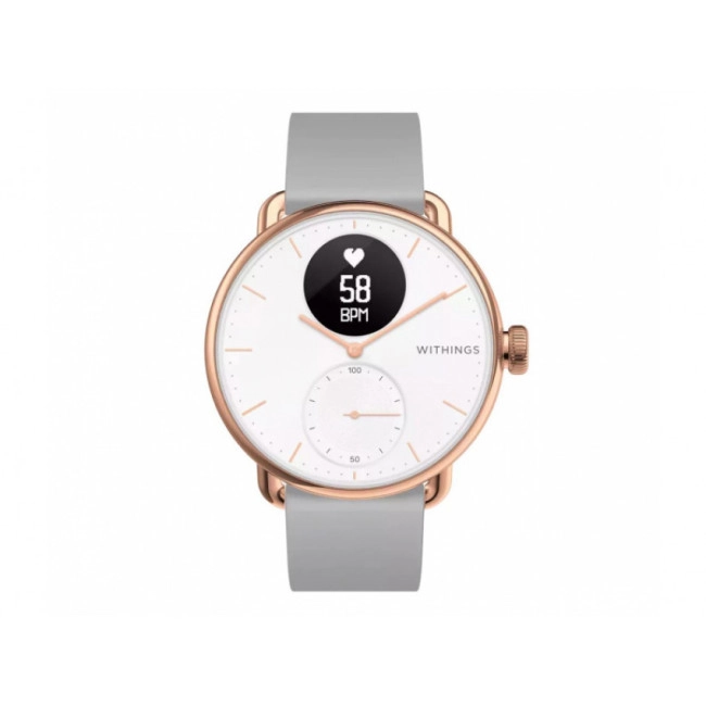Смарт-годинник Withings ScanWatch 38mm White/Gold