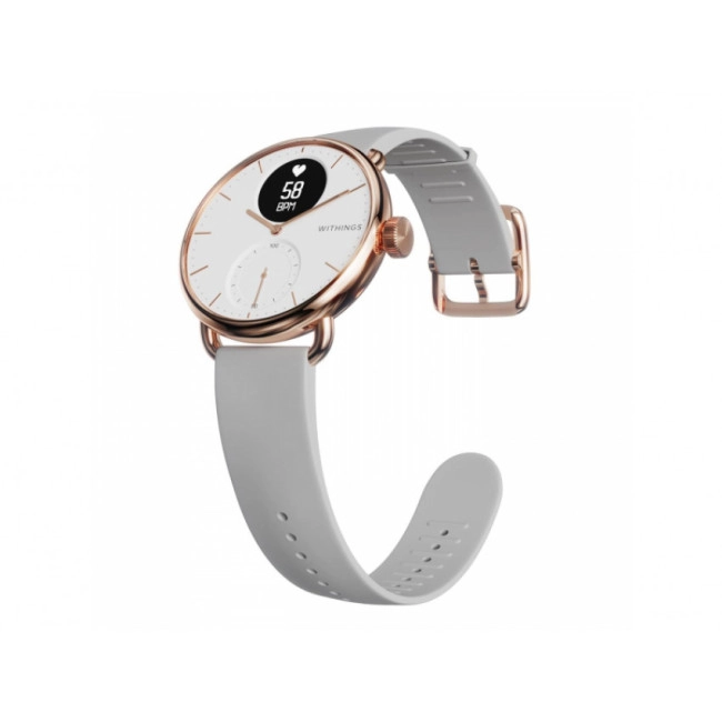 Смарт-годинник Withings ScanWatch 38mm White/Gold