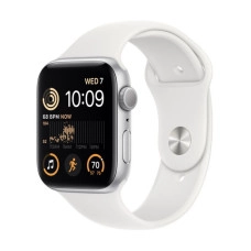 Apple Watch SE 2 GPS 40mm Silver Aluminum Case with White Sport Band (MNJV3)