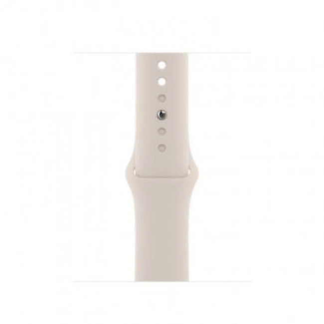Apple Watch Series 7 GPS + Cellular 41mm Starlight Aluminum Case With Starlight Sport Band (MKH83)