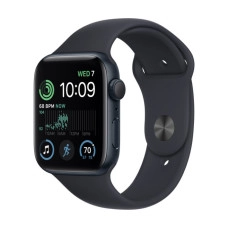 Apple Watch SE 2 GPS 44mm Midnight Aluminum Case with Midnight Sport Band (MNK03)