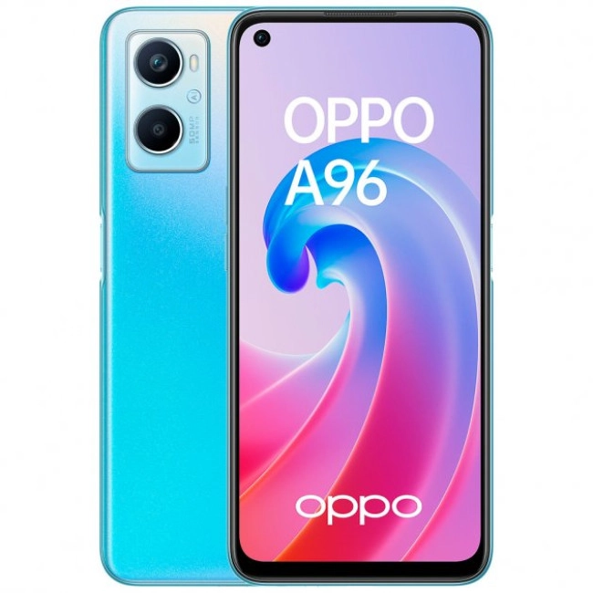 Смаpтфон OPPO A96 8/128GB Sunset Blue Смаpтфон OPPO A96 8/128GB Sunset Blue