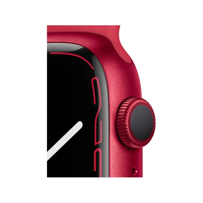Apple Watch Series 7 GPS 45mm PRODUCT RED Aluminum Case With RED Sport Band (MKN93)