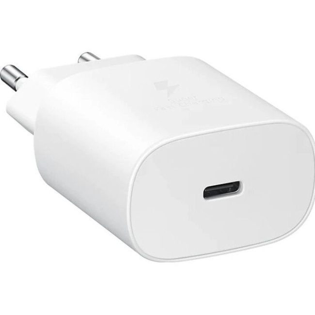 Сетевое зарядное устройство Samsung 25W PD Wall Charger White (EP-TA800XWEGRU) Сетевое зарядное устройство Samsung 25W PD Wall Charger White (EP-TA800XWEGRU)