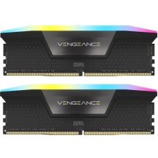 Модуль памяти Corsair 64 GB (2x32GB) DDR5 6000 MHz Vengeance RGB Black (CMH64GX5M2B6000C38)