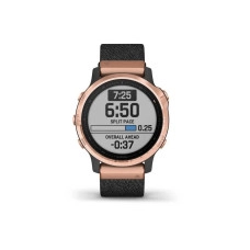 Garmin Fenix 6S Pro Sapphire Rose Gold with Heathered Black Nylon Band (010-02159-37)