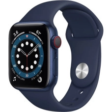 Apple Watch Series 6 GPS + Cellular 40 мм синій алюмінієвий корпус з. Deep Navy Sport B. (M02R3)