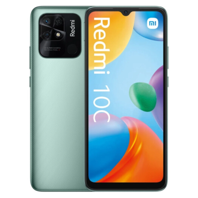 Смаpтфон Xiaomi Redmi 10C 4/128GB Mint Green Смаpтфон Xiaomi Redmi 10C 4/128GB Mint Green