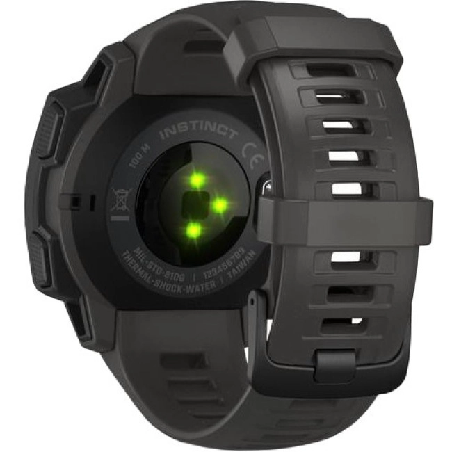 Смарт-годинник Garmin Instinct Graphite (010-02064-00)