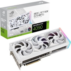 Відеокарта Asus GeForce RTX 4090 ROG Strix 24GB GDDR6X White Edition (ROG-STRIX-RTX4090-24G-WHITE)