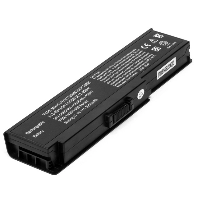 Аккумулятор PowerPlant для ноутбуков DELL Inspiron 1400 (MN151 DE-1420-6) 11.1V 5200mAh Аккумулятор PowerPlant для ноутбуков DELL Inspiron 1400 (MN151 DE-1420-6) 11.1V 5200mAh