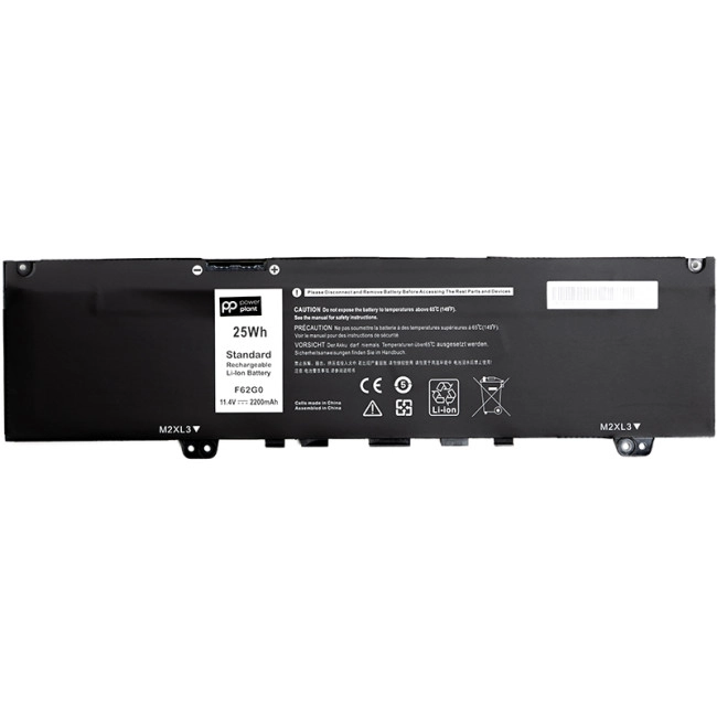 Акумулятори PowerPlant для ноутбуків DELL Inspiron 13 5370 (F62G0) 11.4V 2200mAh Акумулятори PowerPlant для ноутбуків DELL Inspiron 13 5370 (F62G0) 11.4V 2200mAh