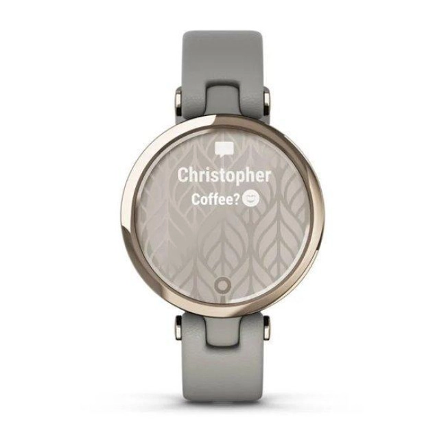 Смарт-часы Garmin Lily Classic Edition - Cream Gold Bezel w. Braloba G. Case and Italian L. Band (010-02384-A2/B2)