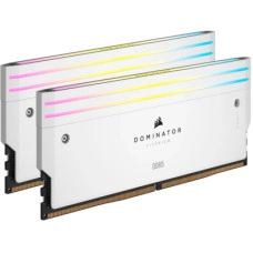 Модуль памяти Corsair 32 GB (2x16GB) DDR5 6000 MHz Dominator Titanium RGB White (CMP32GX5M2B6000C30W)