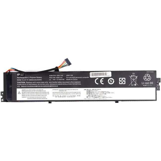 Аккумулятор PowerPlant для ноутбуков LENOVO ThinkPad S3 S431 (45N1138) 15.2V 2600mAh Аккумулятор PowerPlant для ноутбуков LENOVO ThinkPad S3 S431 (45N1138) 15.2V 2600mAh
