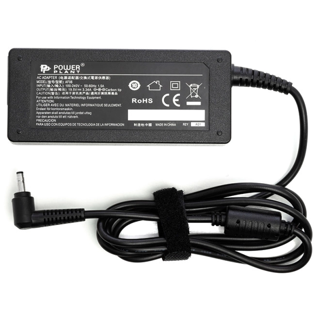 Блок живлення для ноутбуков PowerPlant DELL 220V, 19.5V 65W 3.34A (4.0*1.7) Блок живлення для ноутбуков PowerPlant DELL 220V, 19.5V 65W 3.34A (4.0*1.7)