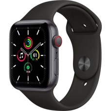 Apple Watch SE GPS + Cellular 44mm Space Grey Aluminium Case with Black Sport B. (MYER2)