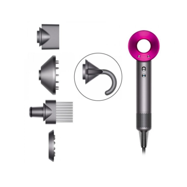 Фен Dyson Supersonic HD07 Iron/Fuchsia (386732-01)