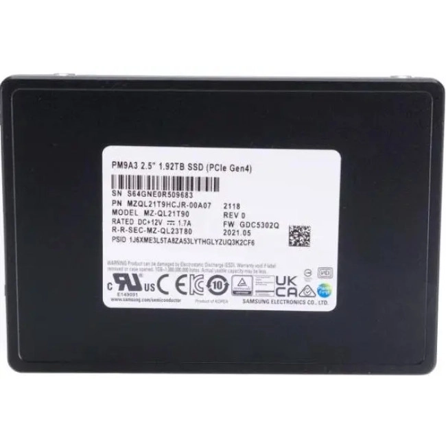 SSD накопичувач Samsung PM9A3 960 GB (MZQL2960HCJR-00A07)