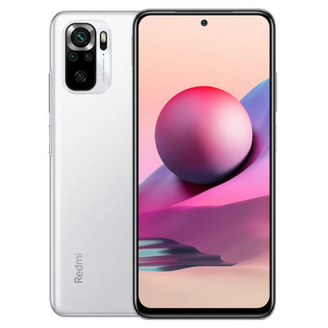 Смаpтфон Xiaomi Redmi Note 10S 6/64GB Pebble White Смаpтфон Xiaomi Redmi Note 10S 6/64GB Pebble White