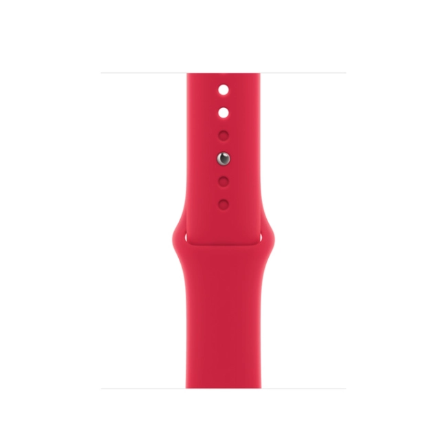 Apple Watch Series 8 GPS 41mm Midnight Aluminum Case w. (PRODUCT)RED Sport Band S/M (MNPC3+MP703)