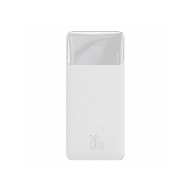 Портативний зарядний пристрій (Power Bank) Baseus Bipow Digital Display 20W 30000mAh White (PPBD050402)