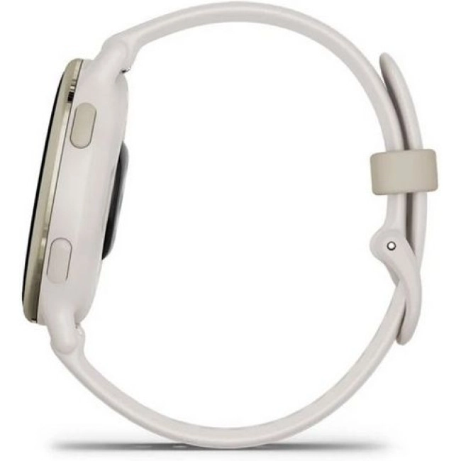 Смарт-годинник Garmin vivoactive 5 Cream Gold Aluminum Bezel with Ivory Case and Silicone Band (010-02862-11)