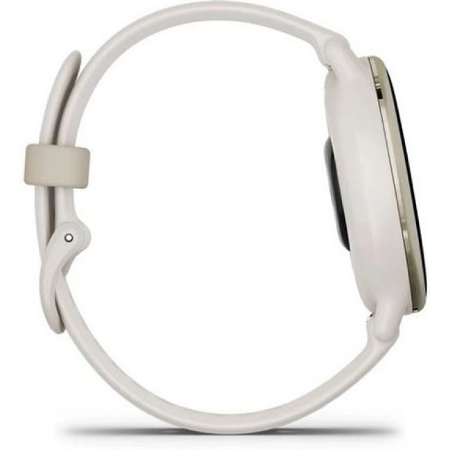 Смарт-годинник Garmin vivoactive 5 Cream Gold Aluminum Bezel with Ivory Case and Silicone Band (010-02862-11)