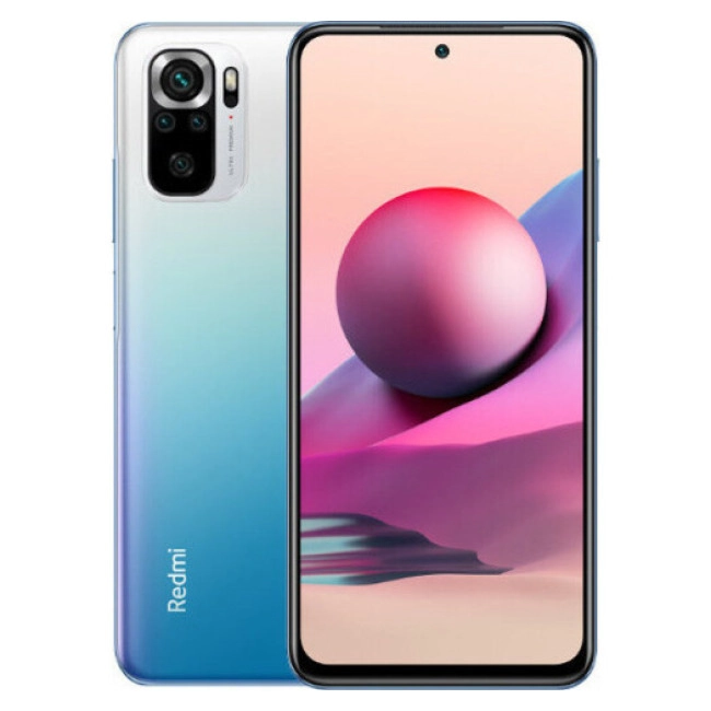 Смаpтфон Xiaomi Redmi Note 10S 8/128GB Ocean Blue (no NFC) Смаpтфон Xiaomi Redmi Note 10S 8/128GB Ocean Blue (no NFC)