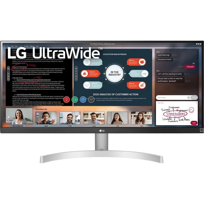 Монітор LG UltraWide 29WN600-W