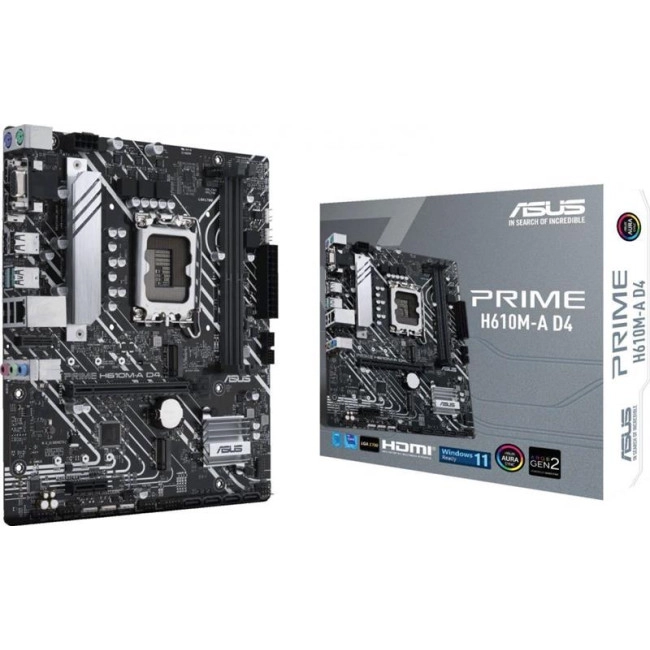 Материнская плата Asus Prime H610M-A D4 Socket 1700