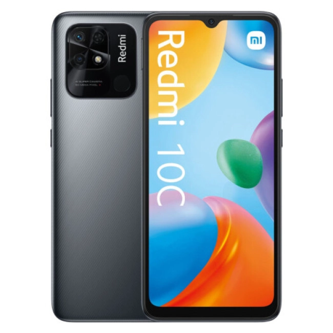 Смаpтфон Xiaomi Redmi 10C 4/64GB Graphite Gray Смаpтфон Xiaomi Redmi 10C 4/64GB Graphite Gray