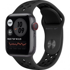 Apple Watch Nike Series 6 GPS + Cellular 40mm Space Grey Alu Case w. Антрацит/Чорний Sport B. (M06L3)
