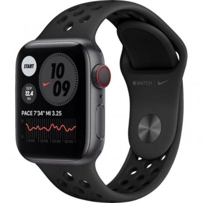 Apple Watch Nike Series 6 GPS + Cellular 40mm Space Grey Alu Case w. Антрацит/Чорний Sport B. (M06L3) Apple Watch Nike Series 6 GPS + Cellular 40mm Space Grey Alu Case w. Антрацит/Чорний Sport B. (M06L3)