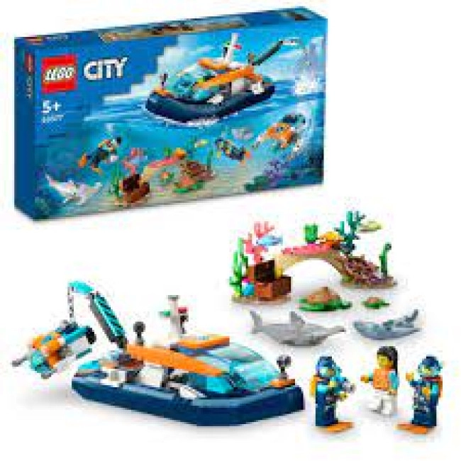 Блочный конструктор LEGO Исследовательская подводная лодка (60377) Блочный конструктор LEGO Исследовательская подводная лодка (60377)