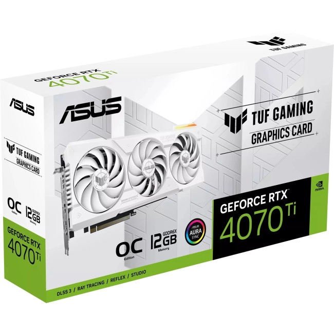 Відеокарта Asus TUF-RTX4070TI-O12G-WHITE-GAMING (90YV0IJ2-M0NA00)