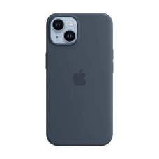Чехол для смартфона с MagSafe Apple iPhone 14 Silicone Case with MagSafe - Storm Blue (MPRV3)