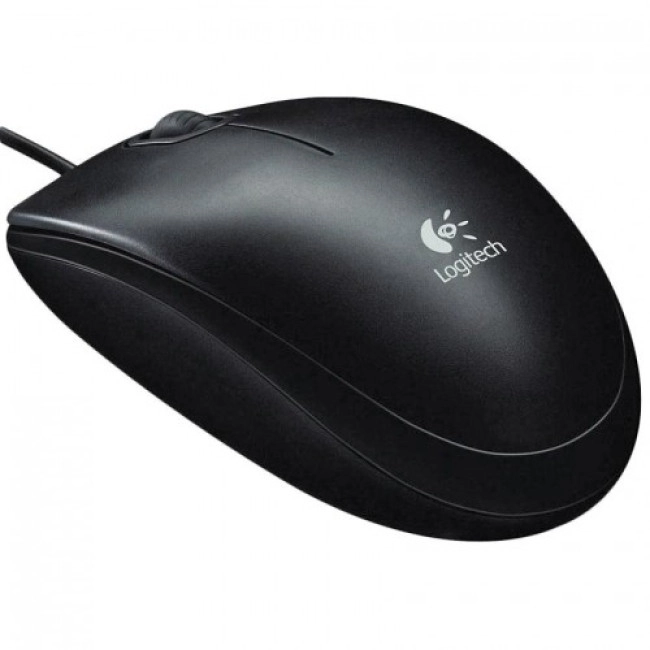 Мышь Logitech B100 Optical Mouse Black (910-003357)