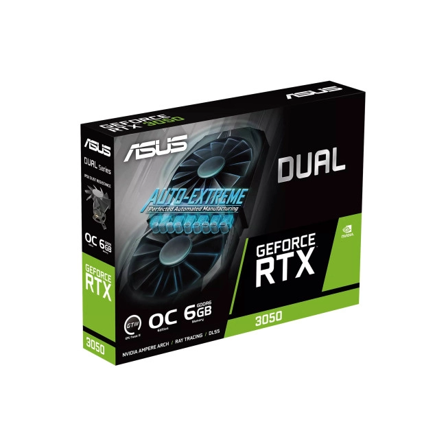 Видеокарта Asus GeForce RTX3050 6Gb DUAL OC (DUAL-RTX3050-O6G)