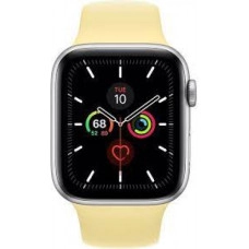 Apple Watch Series 5 GPS 44 мм сріблястий алюмінієвий корпус з лимонним кремом (MWT32)